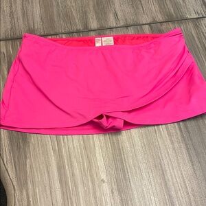 Anne Cole Hot Pink Swim Skirt Size Small.